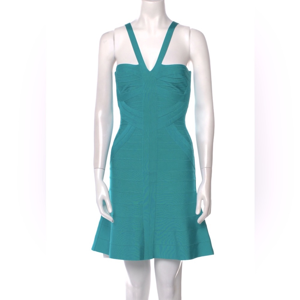 Authenticated Herve Leger bandage dress